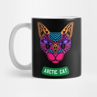 Arctic Cat Design With Stunning Colors Mug
